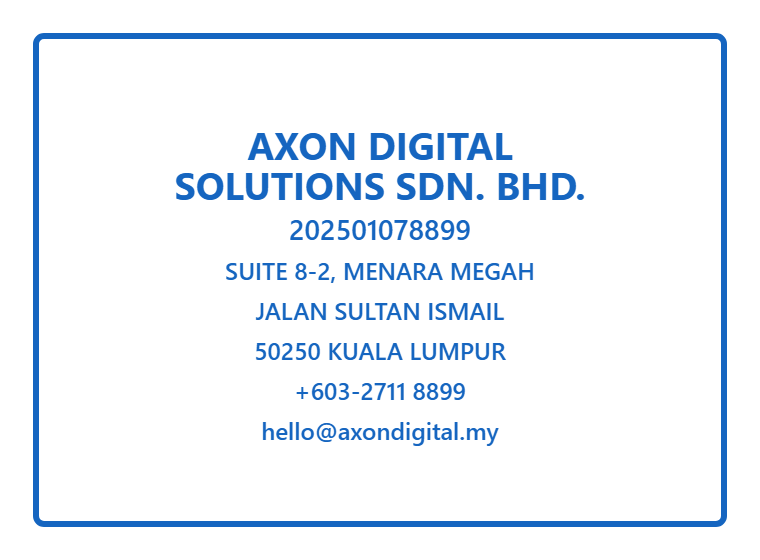 Contoh cop maklumat penuh sdn bhd (telefon & emel)